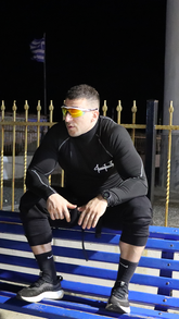 Underdog 4.13 Compression  - Black Long Neck Long Sleeve